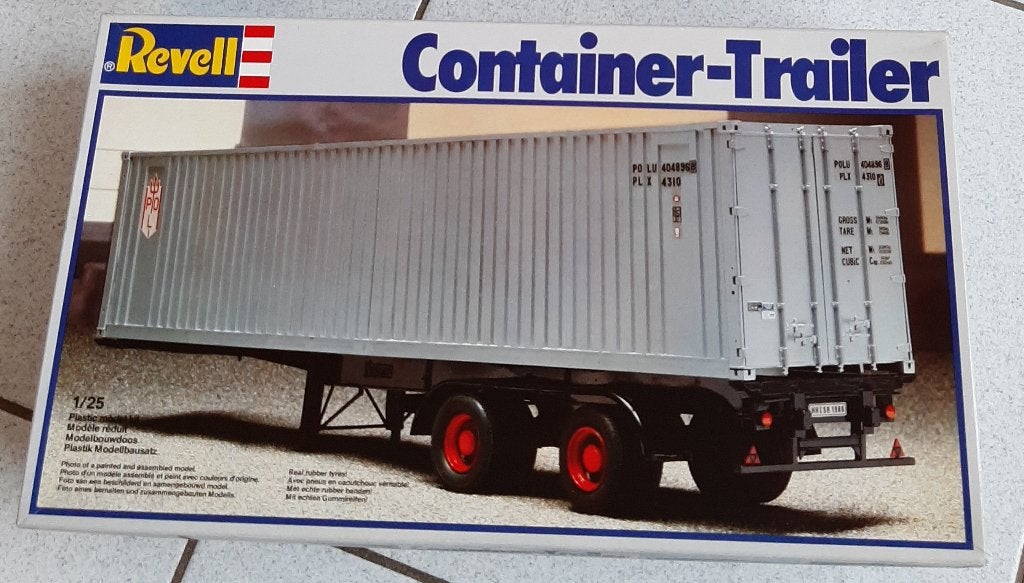 Revell Container-Trailer 1:25, Ophalen, Revell, Groter dan 1:32, Nieuw