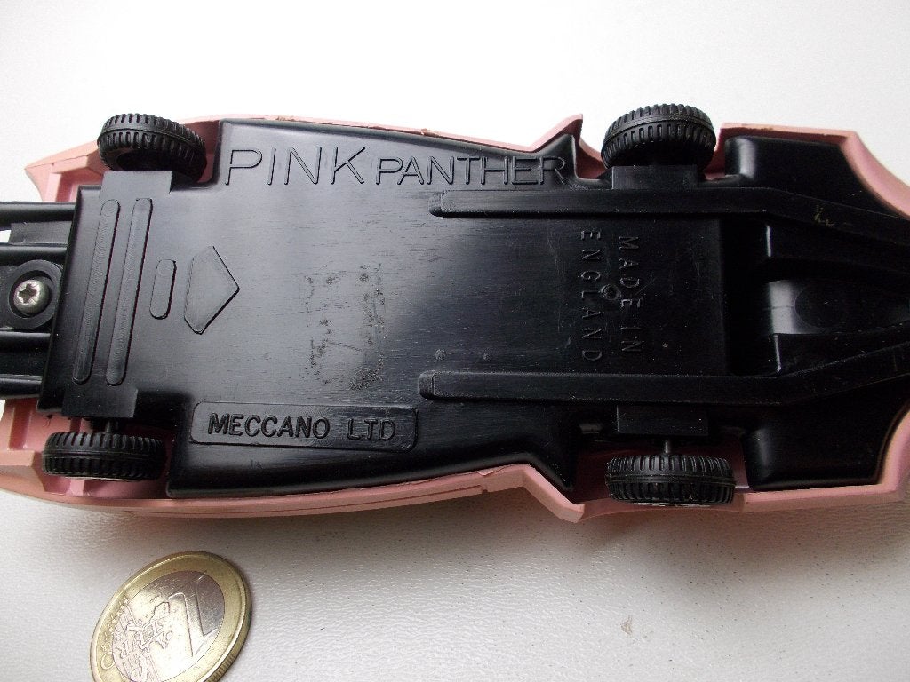 1977 Dinky Toys 354 (2e Versie!) PINK PANTHER JETCAR., Ophalen of Verzenden, Zo goed als nieuw, Auto, Dinky Toys
