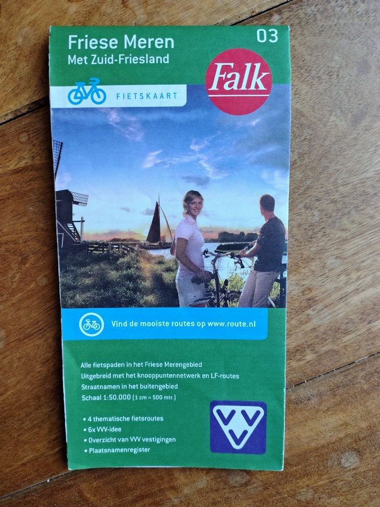 Fietskaart Friese meren, Ophalen, Zo goed als nieuw
