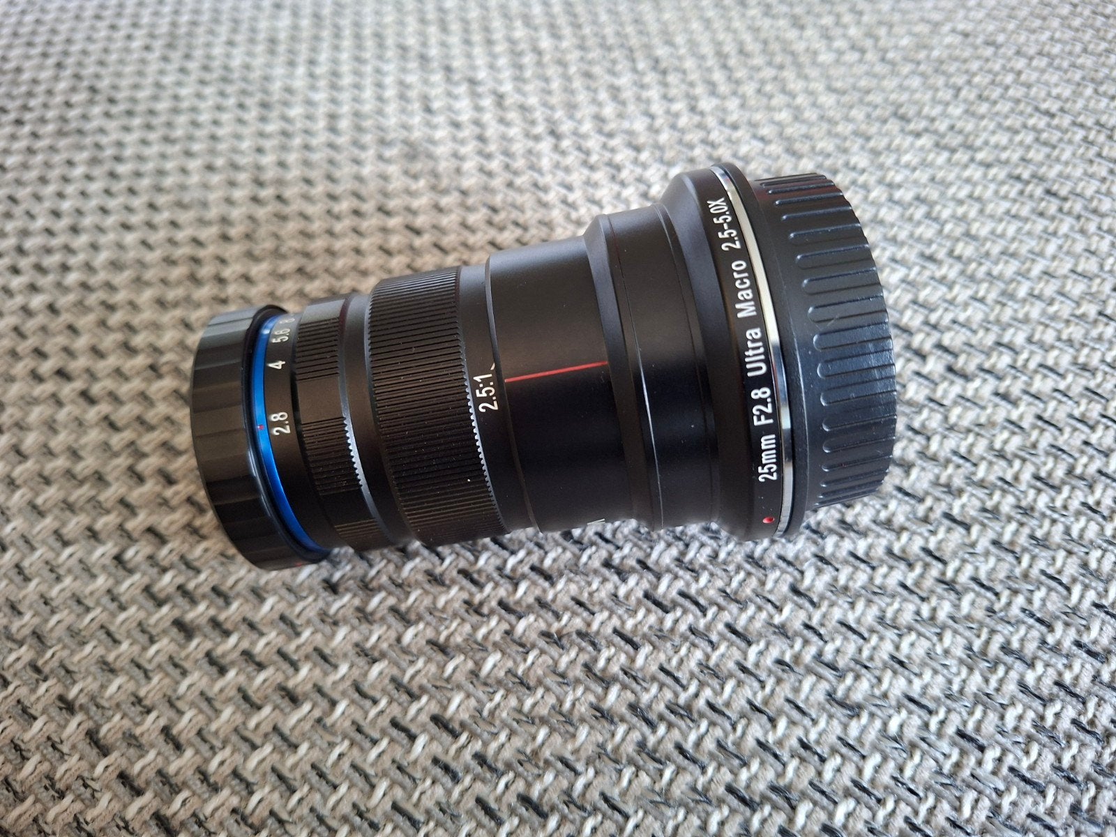 Laowa 25mm f2.8 2.5-5X Ultra Macro voor Canon EF, Audio, Tv en Foto, Fotografie | Lenzen en Objectieven, Ophalen of Verzenden