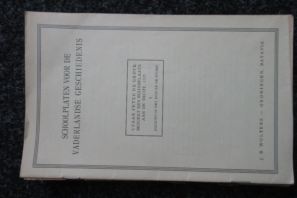 geschiedenis boekjes bij wandplaten, Ophalen of Verzenden, Geschiedenis
