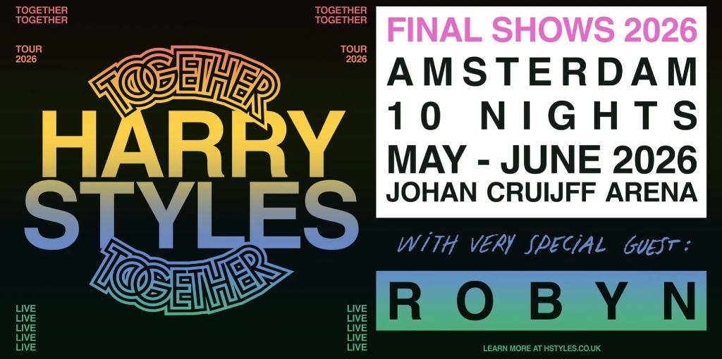 Harry Styles 2 zitplaatsen tickets 20 mei Arena, Tickets en Kaartjes, Drie personen of meer, Mei