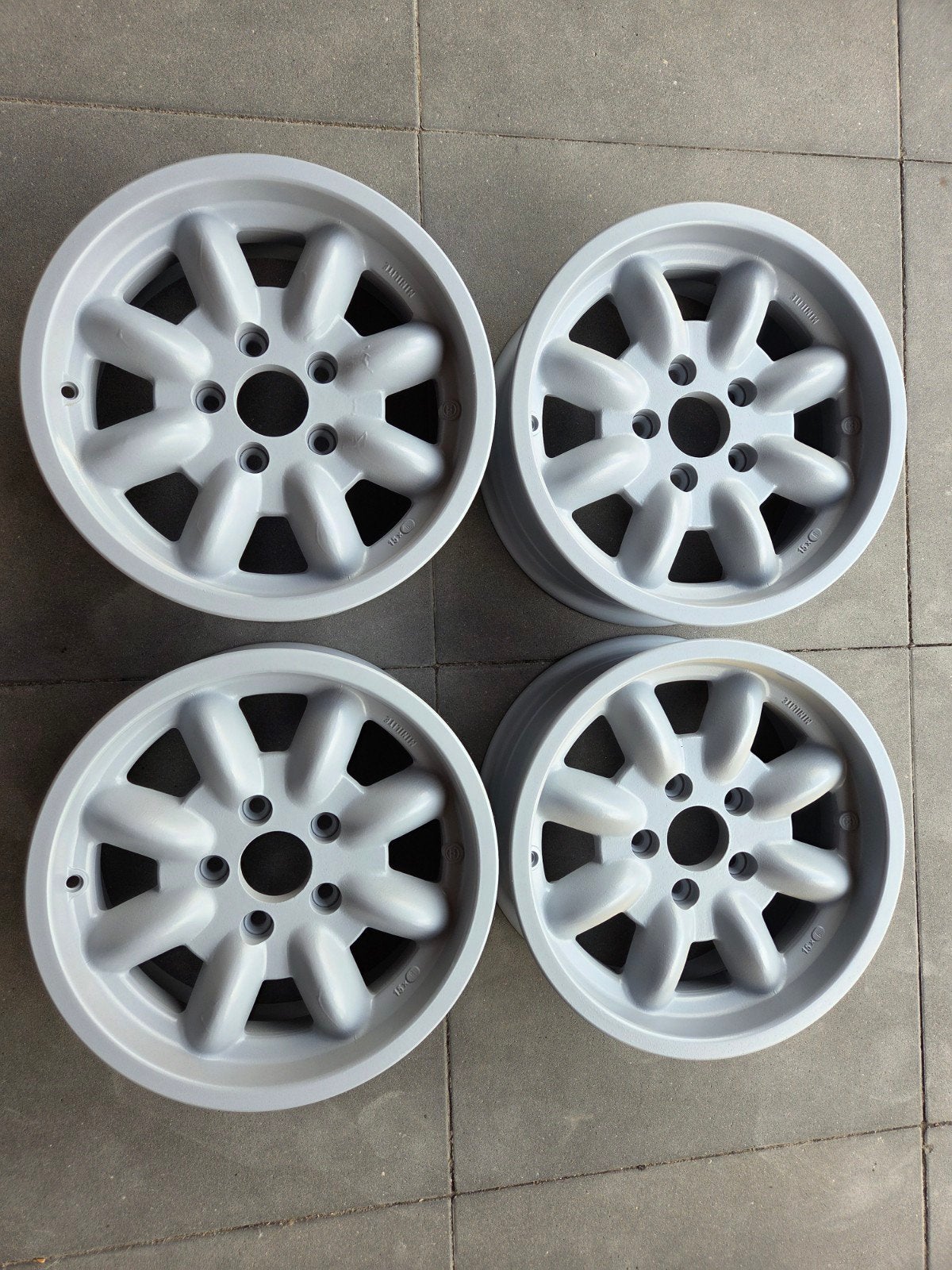 Set van 4 Minilite velgen 15 inch, Ophalen, Gebruikt, 15 inch, Velg(en)
