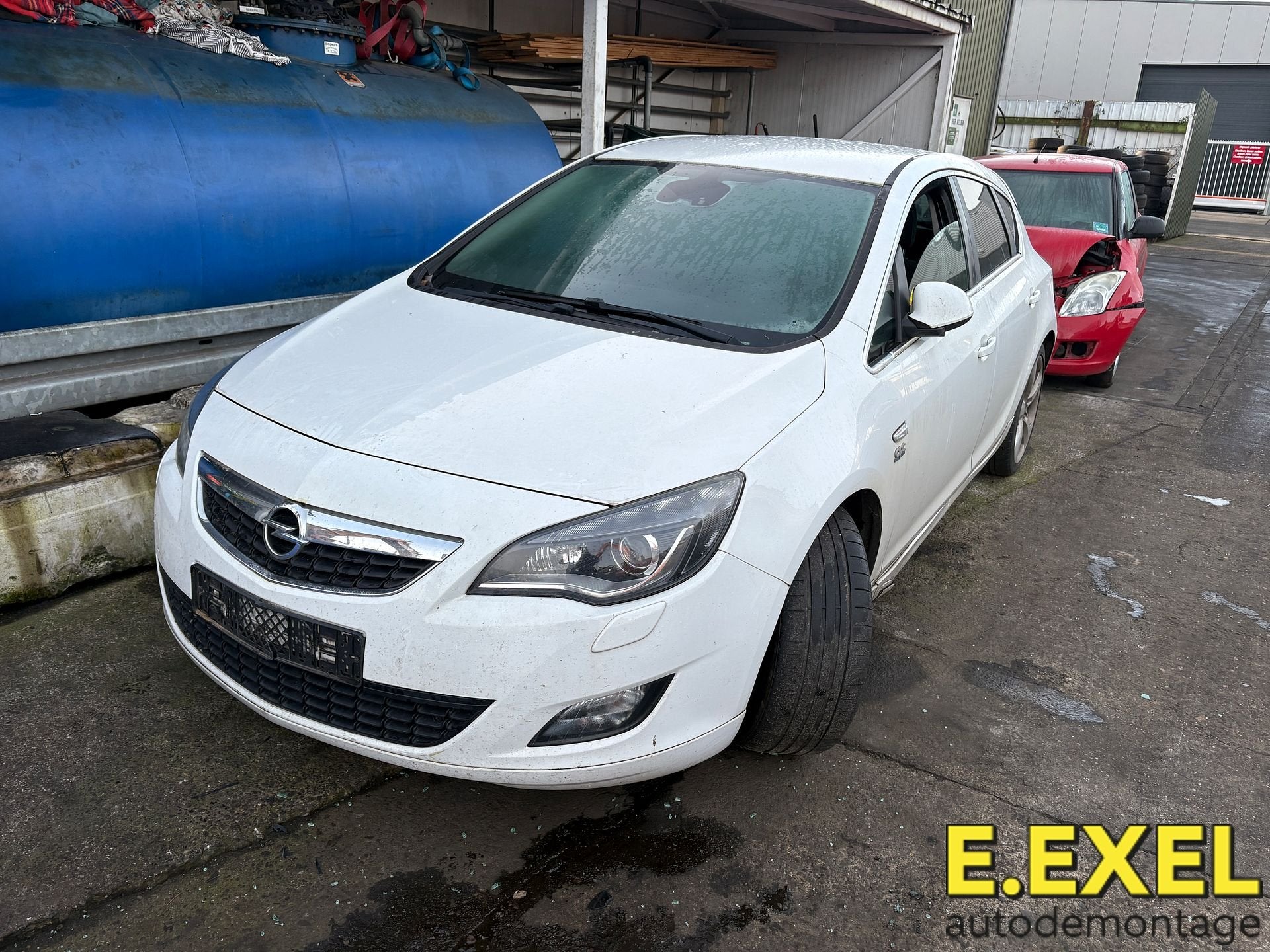 Onderdelen Opel Astra J 2009-15 WIT, Gebruikt, -, Opel, Ophalen of Verzenden