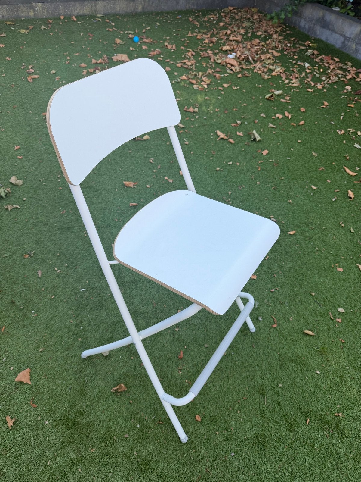IKEA GUNDE Klapstoel - Wit, Gebruikt, Ophalen, Gebruikt, Wit, Eén