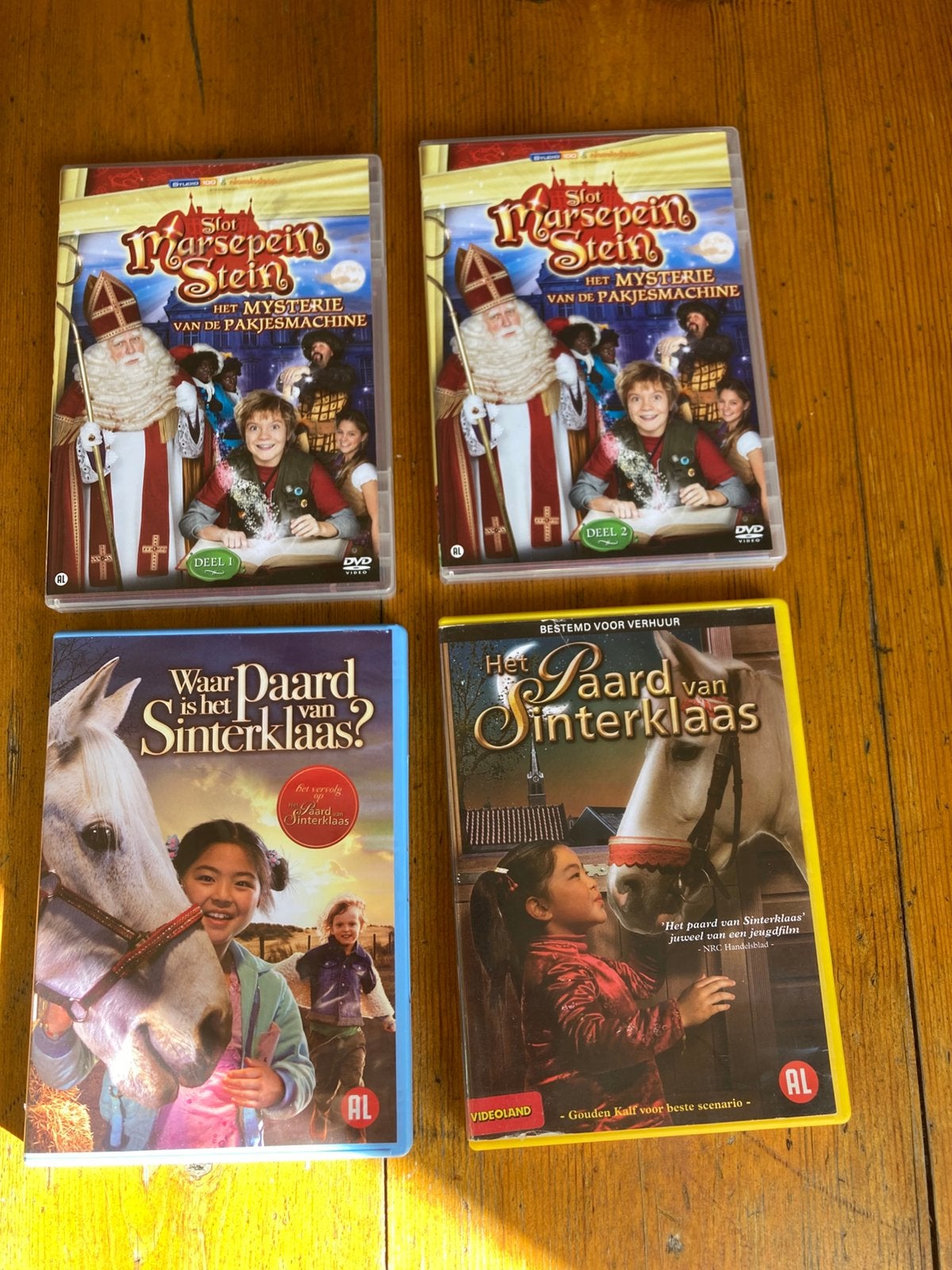 4x dvd Sinterklaas, Alle leeftijden, Ophalen of Verzenden, Zo goed als nieuw