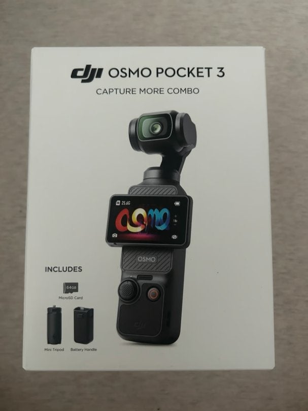 DJI Osmo Pocket 3 Capture More Combo, Overige merken, Full HD, Zo goed als nieuw, Geheugenkaart
