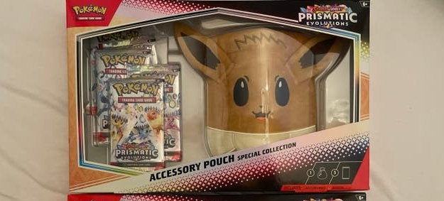 Pokémon Prismatic Evolutions Accessory Pouch Special Collect, Ophalen of Verzenden, Nieuw, Overige typen