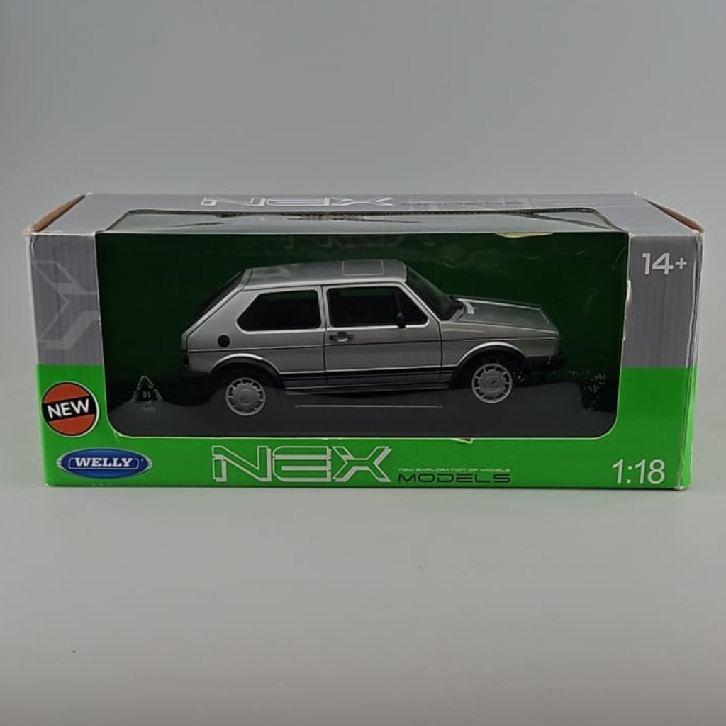 Volkswagen Golf I GTI 1:18 Welly Grijs | Nieuw, Flex Ltd., Nieuw, https://flex.com/contact-us, Nobelstraat 10, 5807 GA Oostrum LB, Limburg, Nederland