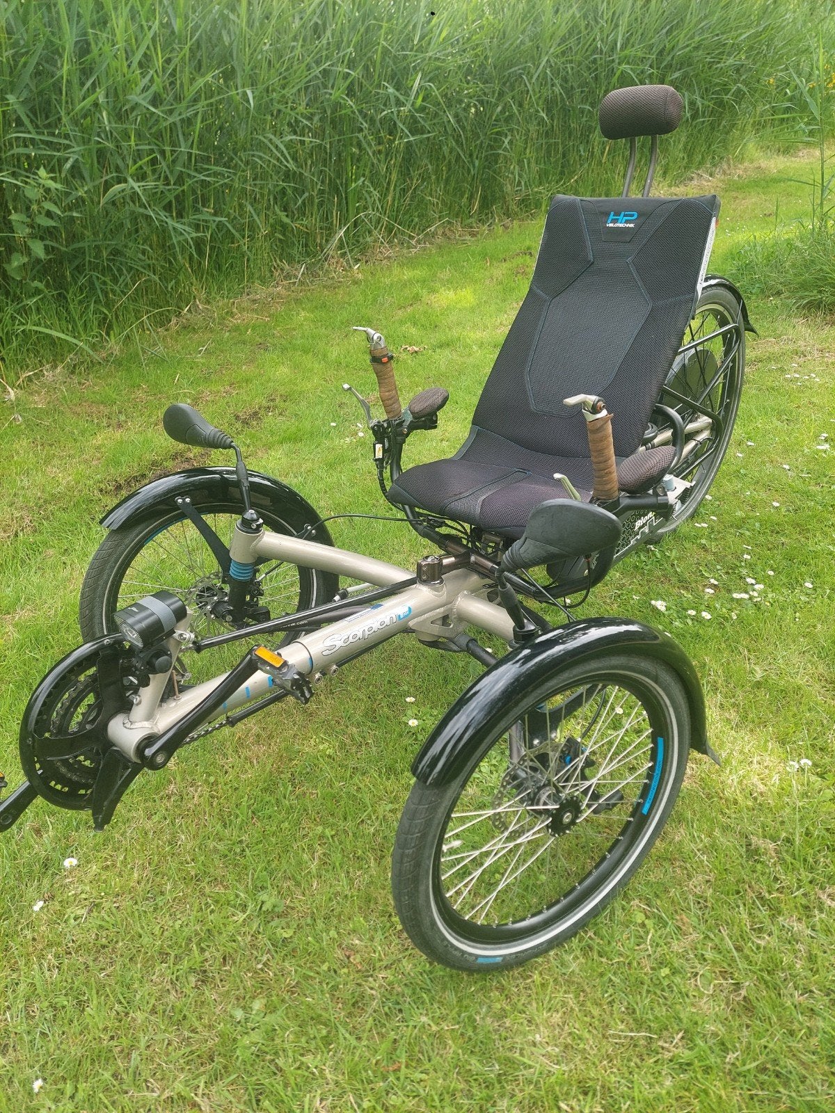 HP Velotechnik Scorpion Plus E-Trike in zeer goede staat, Fietsen en Brommers, Gebruikt, Onderstuur, Schijfrem, Ophalen