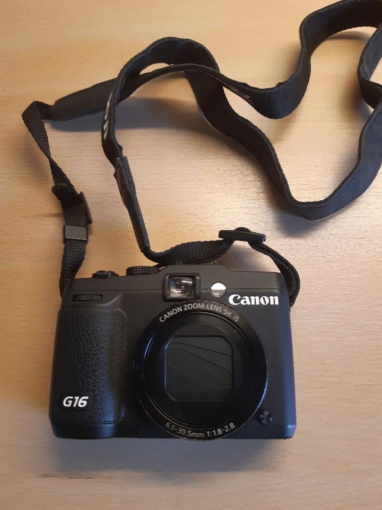 digitale camera canon G16, Gebruikt, 12 Megapixel, Canon, Compact
