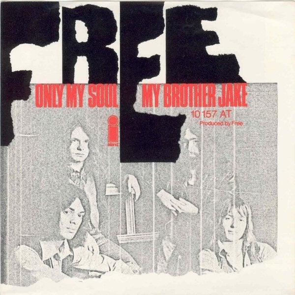 single vinyl   THE FREE – My Brother Jake / Only My Soul, Verzenden, Gebruikt, Rock en Metal