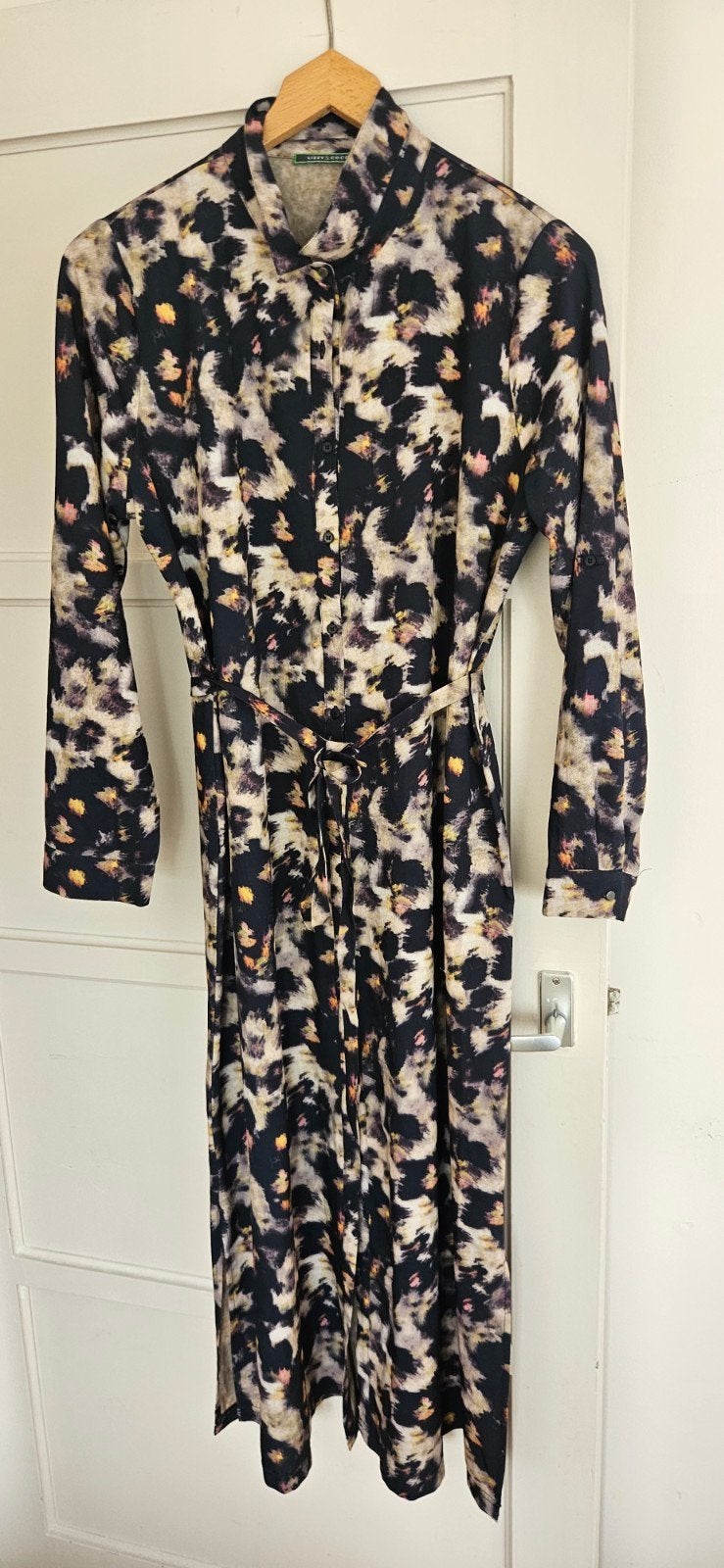 Lizzy & Coco Jurk met Dierenprint - Maat XL, Zwart, Maat 46/48 (XL) of groter, Ophalen of Verzenden, Onder de knie