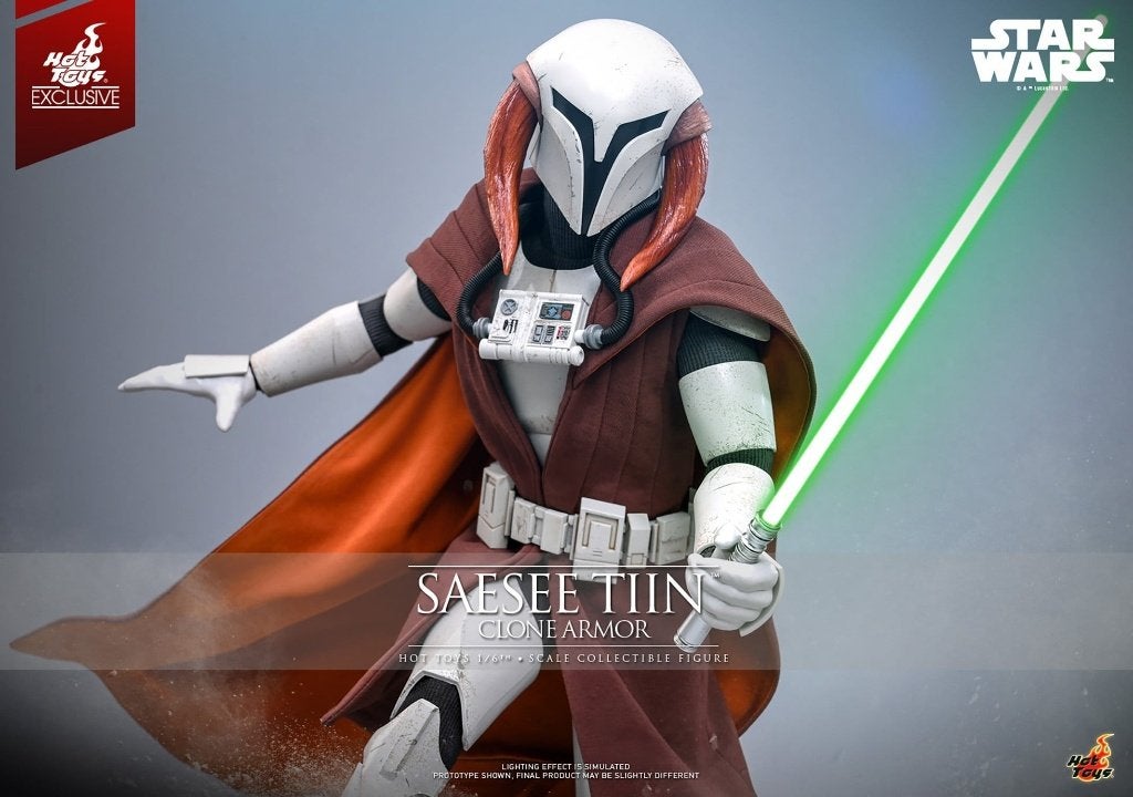 Hot Toys TMS168 Star Wars Clone Wars Saesee Tiin Exclusive, West Campus 1 76863 Herxheim (DE), Heo GmbH, Nieuw, Ophalen of Verzenden