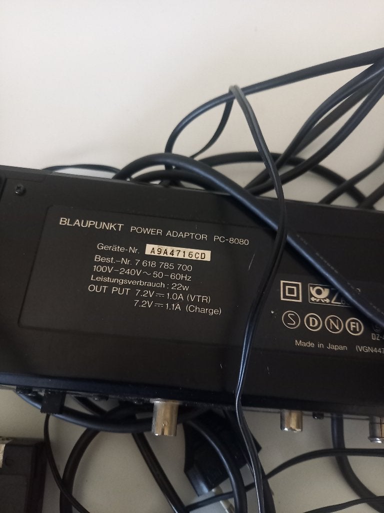 Blaupunkt filmcamara, Ophalen, Gebruikt