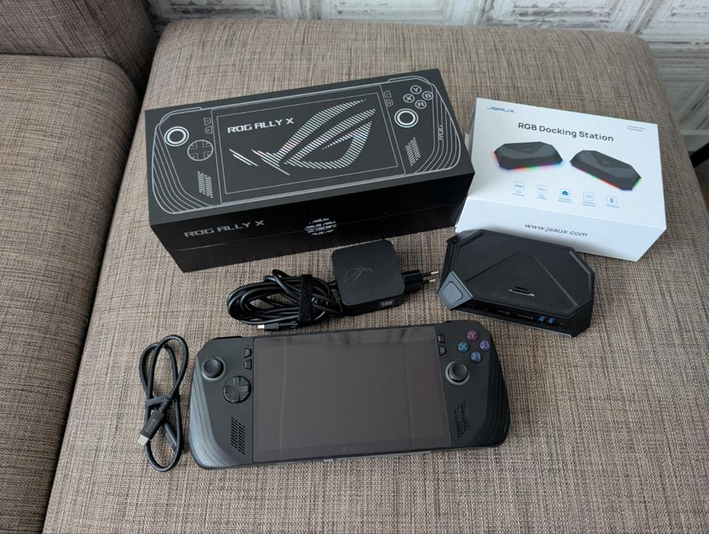 Asus ROG Ally X | 1 Tb | LIKE NEW | Docking station, Spelcomputers en Games, Spelcomputers | Overige, Ophalen of Verzenden, ASUS