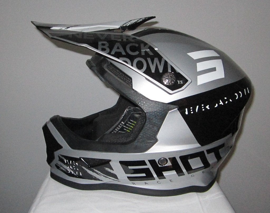 shot crosshelm kinder furious silver/grey/black, Kinderen, Offroadhelm, ., .
