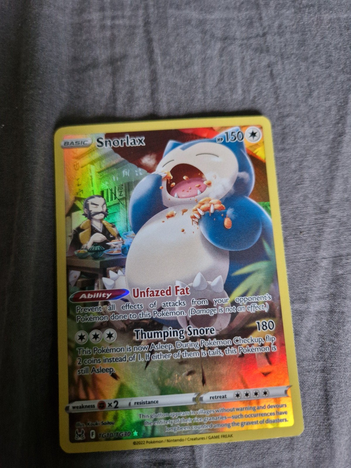 Pokémon snorlex, Hobby en Vrije tijd, Verzamelkaartspellen | Pokémon, Ophalen of Verzenden
