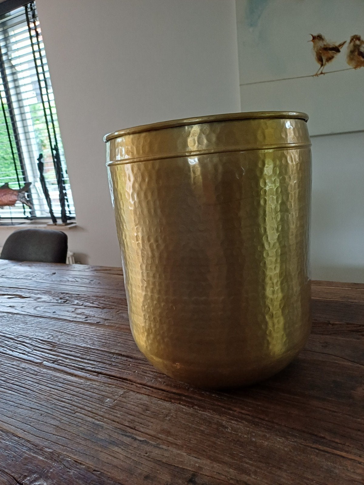 Lifestyle alumium goudkleurige pot XL, Ophalen