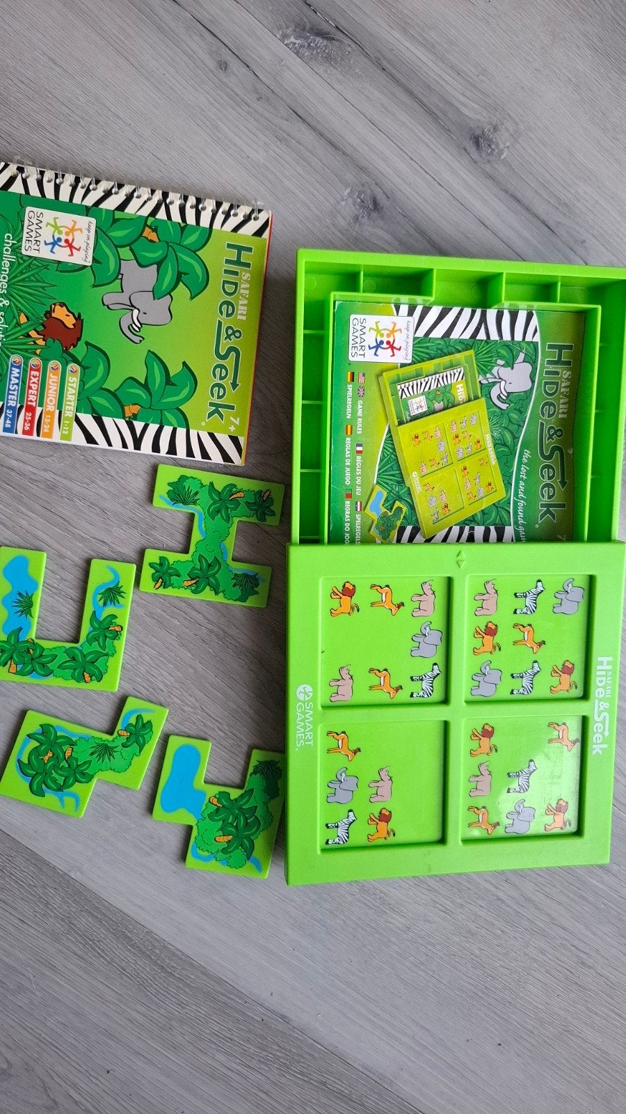 SmartGames Safari Hide & Seek - Logisch denkspel, Een of twee spelers, SmartGames, Ophalen of Verzenden, Zo goed als nieuw