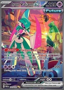 IRON VALIANT EX 249/182 - PARADOX RIFT, Ophalen of Verzenden, Nieuw, Losse kaart, Foil