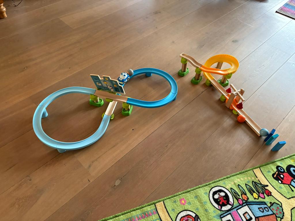 2x Haba Kugelbahn Kullerbü, Ophalen, Nieuw, Bouwen, Met geluid