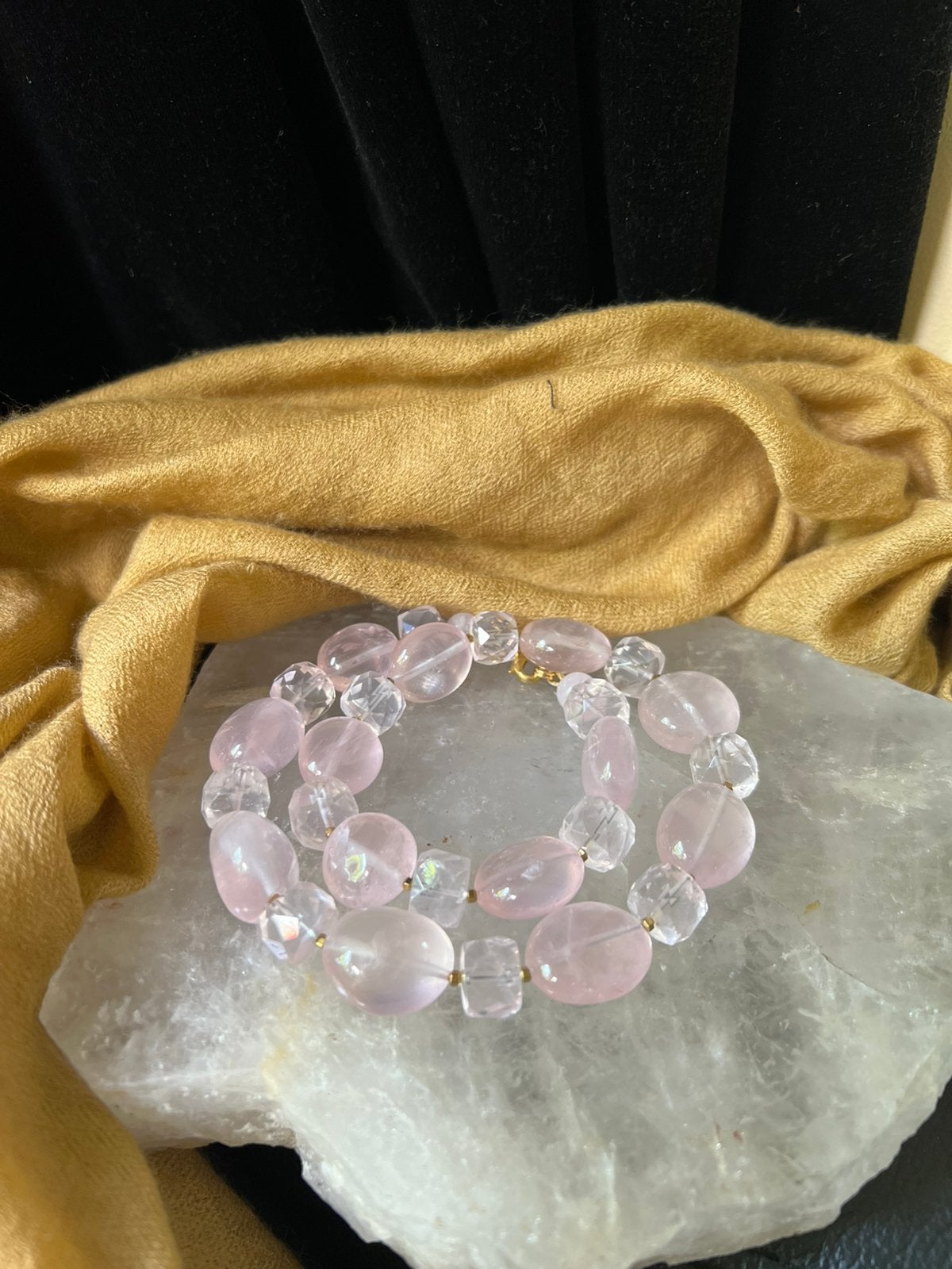 Rozenkwarts beschermt liefde geluk passie uniek liefde, Sieraden, Tassen en Uiterlijk, Magnolia11, Nieuw, Ophalen of Verzenden