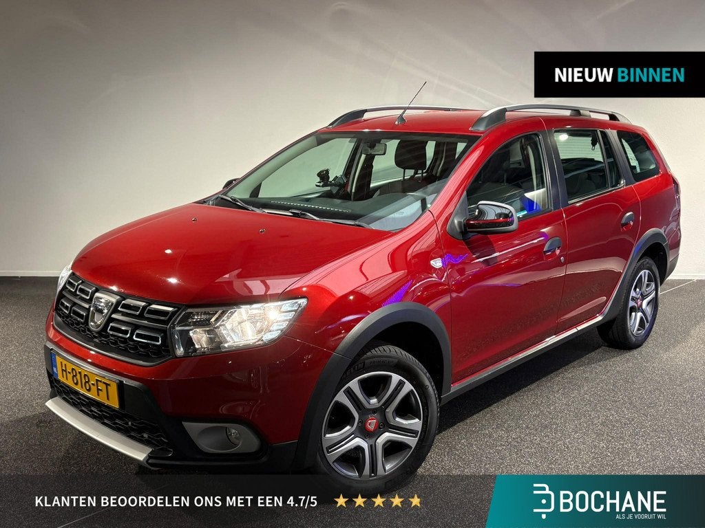 Dacia Logan MCV 0.9 TCe Tech Road | Camera | Trekhaak | Airc, Auto's, 898 cc, Stof, Gebruikt, Met garantie (alle)