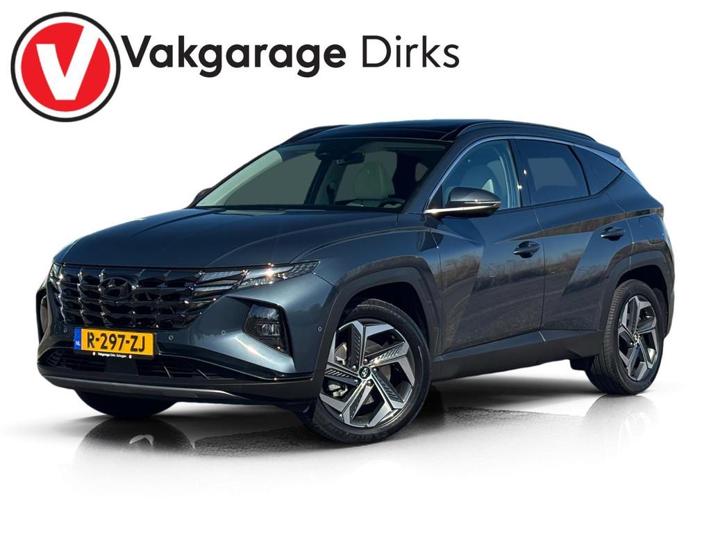 Hyundai Tucson 1.6 T-GDI HEV 230 PK Premium Sky  Pano, Gebruikt, Euro 6, 4 cilinders, Blauw