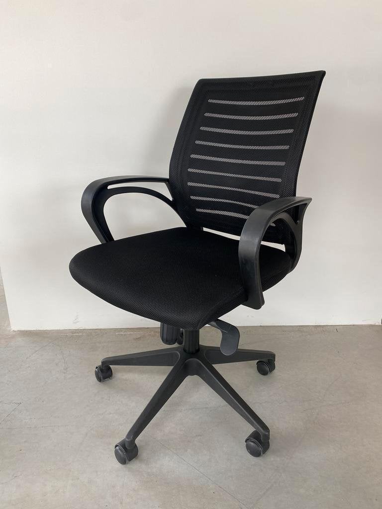 stoelen , vergaderstoelen verrijdbaar , instelbaar, Gebruikt, Zwart, Kunststof, Ophalen of Verzenden