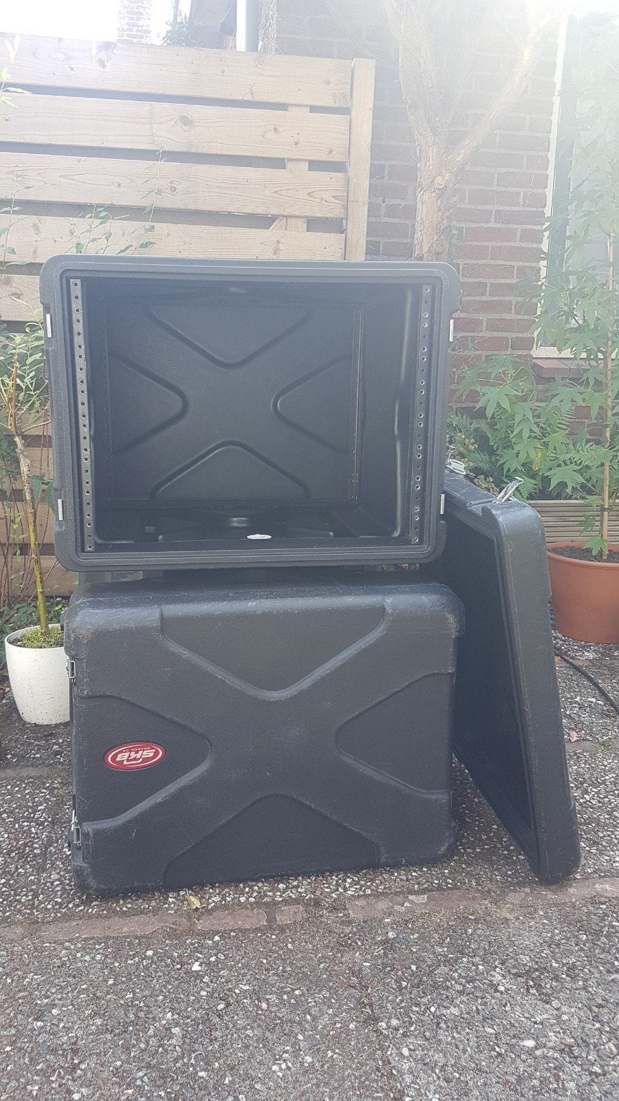 2x SKB 8U hardcase, Ophalen, Gebruikt, Overige instrumenten