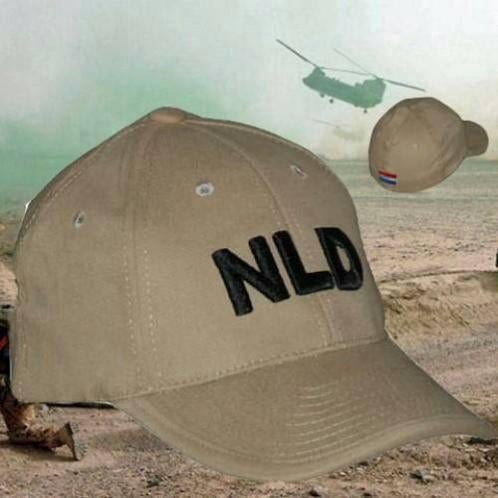 Pet,Cap,Koninklijke,Landmacht,NLD,Khaki, Verzamelen, Militaria | Algemeen, Verzenden, Landmacht, Nederland, Helm of Baret