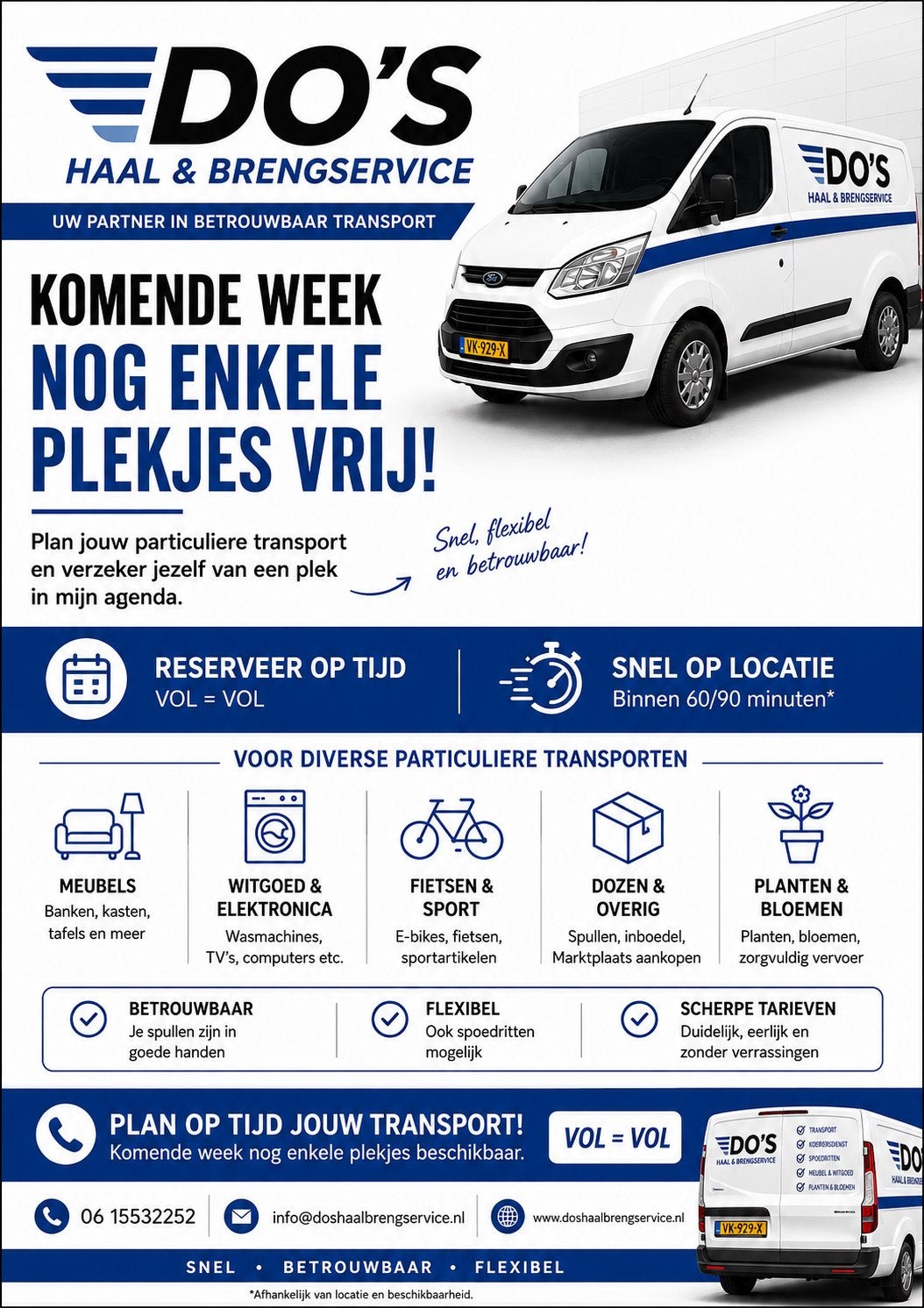 Transport aangeboden voor grote spullen of aankopen., Diensten en Vakmensen, Koeriers, Chauffeurs en Taxi's