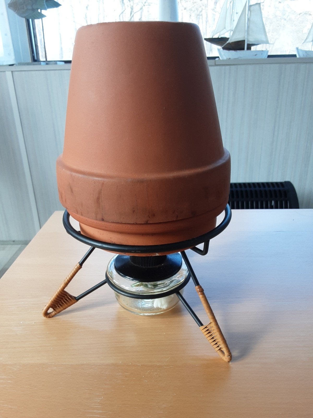 Terracotta potkachel - sfeervolle en zuinige verwarming, Ophalen, Gebruikt, Minder dan 30 cm, Kachel