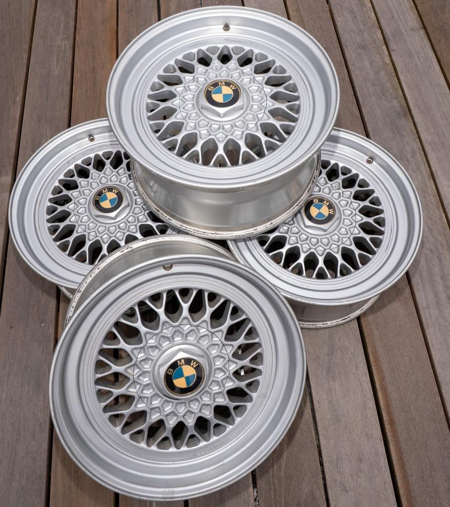 BMW TRX kruisspaak velgen | Set van 4 | E24 E28 E23 E32, Ophalen, Gebruikt, Velg(en), Overige maten