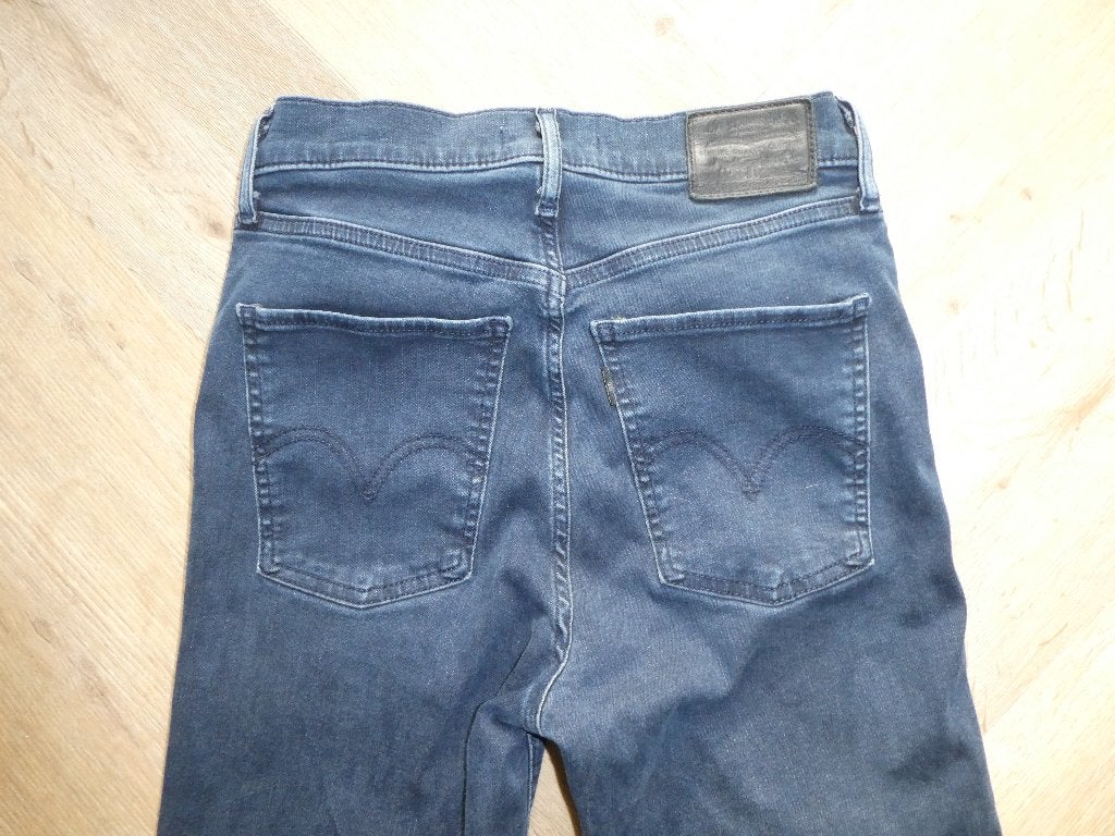 Mooie Levi's Mile High Super Skinny spijkerbroek maat 26-30, Blauw, Ophalen of Verzenden, Zo goed als nieuw, W27 (confectie 34) of kleiner