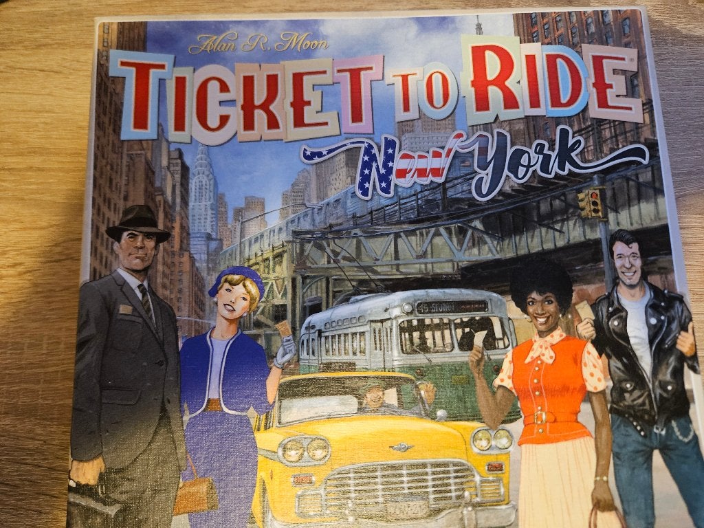 Ticket to Ride New York, Een of twee spelers, Ophalen, Zo goed als nieuw, Days of Wonder