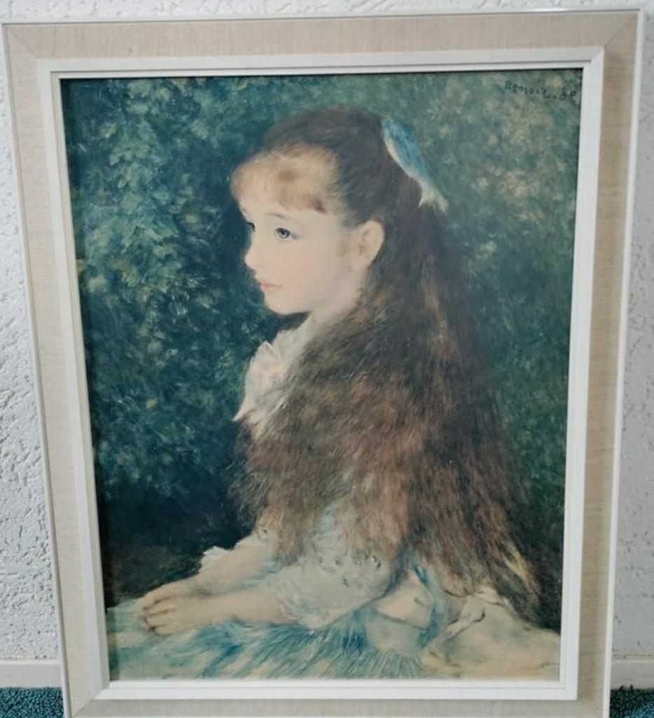 Schilderij,Portret,Irène Cahen-D'Anvers,1880,Canvas,Lijst, Ophalen of Verzenden