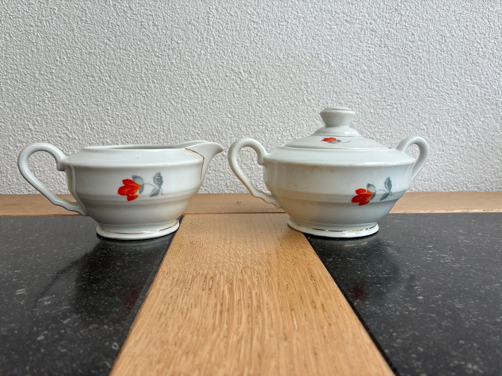 Suiker en melkstel Wallendorf uit 1914, Ophalen of Verzenden