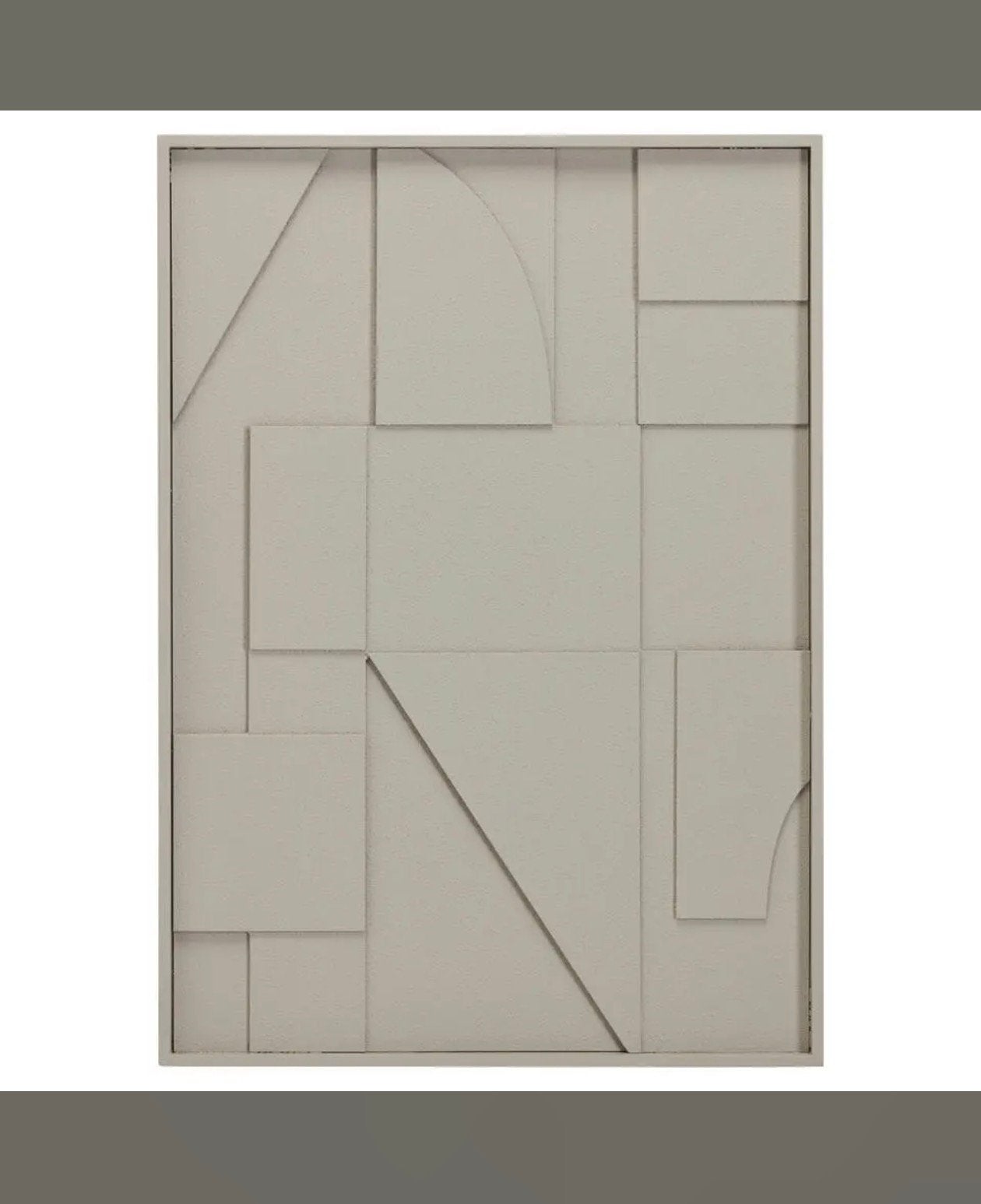 Japandi lijst taupe, Antiek en Kunst, Ophalen of Verzenden