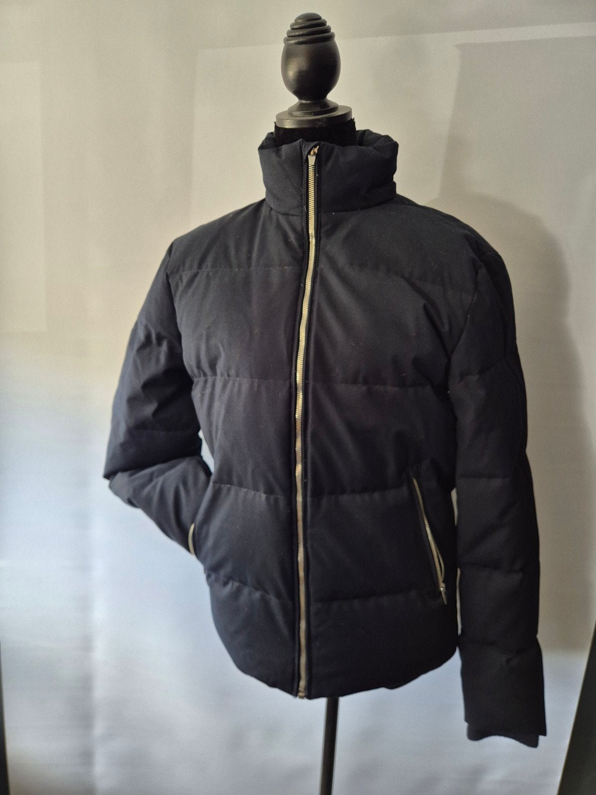 Zwarte Zara Man Puffer Jas - Maat M, Maat 48/50 (M), Zwart, Ophalen of Verzenden, Zo goed als nieuw
