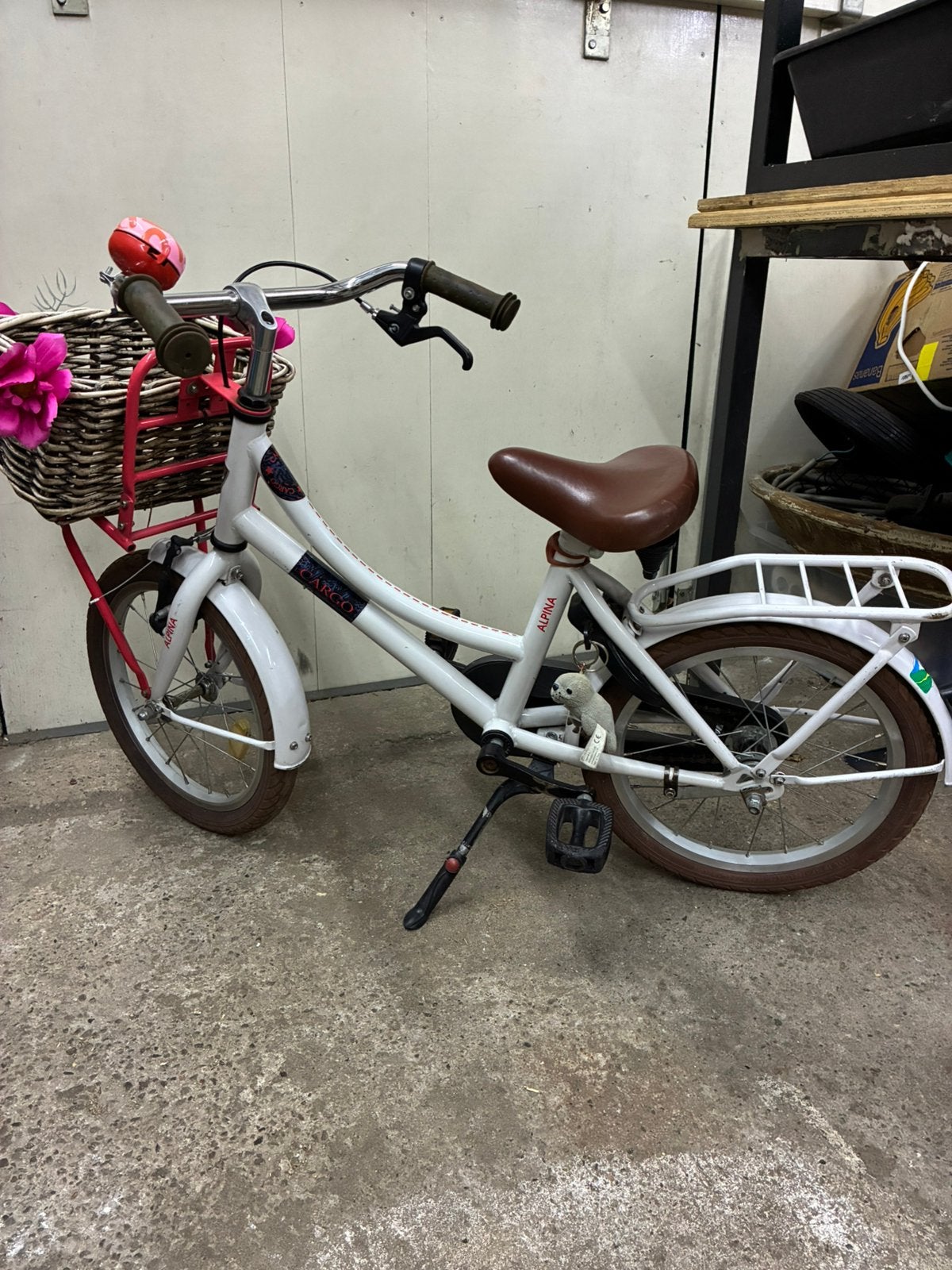 Nette 16 inch meisjes fiets, Ophalen, Gebruikt, Terugtraprem, 16 inch