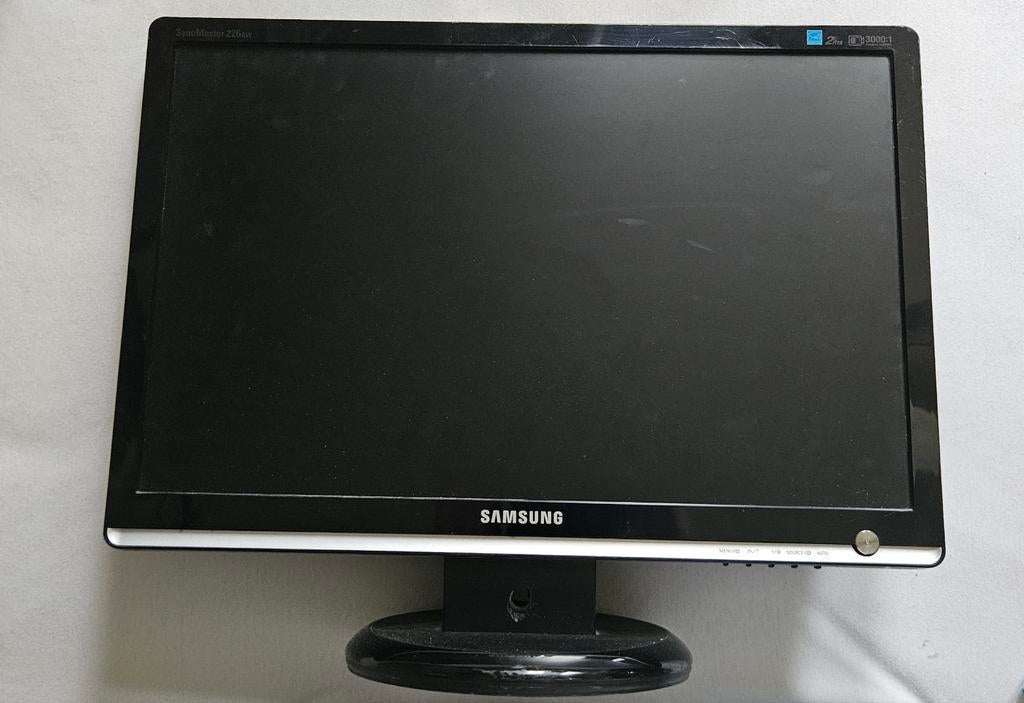 Samsung SyncMaster 226BW 22 inch monitor, Ophalen, Gebruikt, Full HD, Samsung
