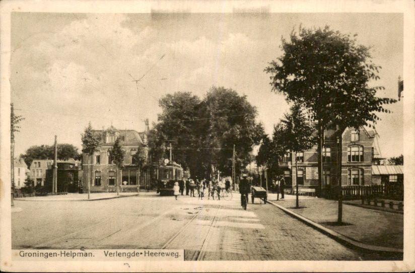 Groningen - Helpman - Verlengde Heerenweg, Ophalen of Verzenden, Voor 1920, Gelopen, Groningen