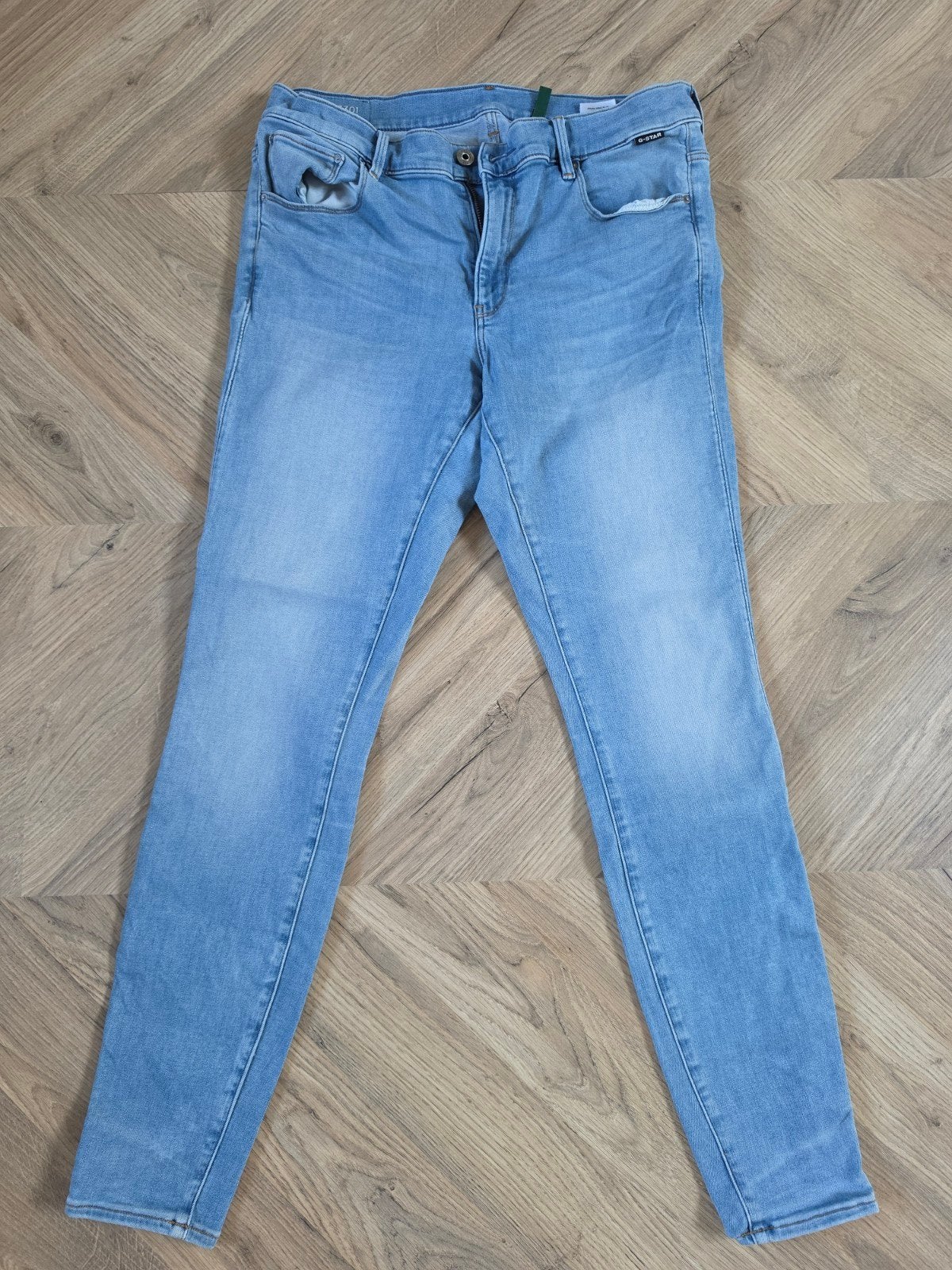 g-star jeans/spijkerbroek, 3301 skinny, maat 33/32, Blauw, Ophalen of Verzenden, Zo goed als nieuw, W33 - W36 (confectie 42/44)