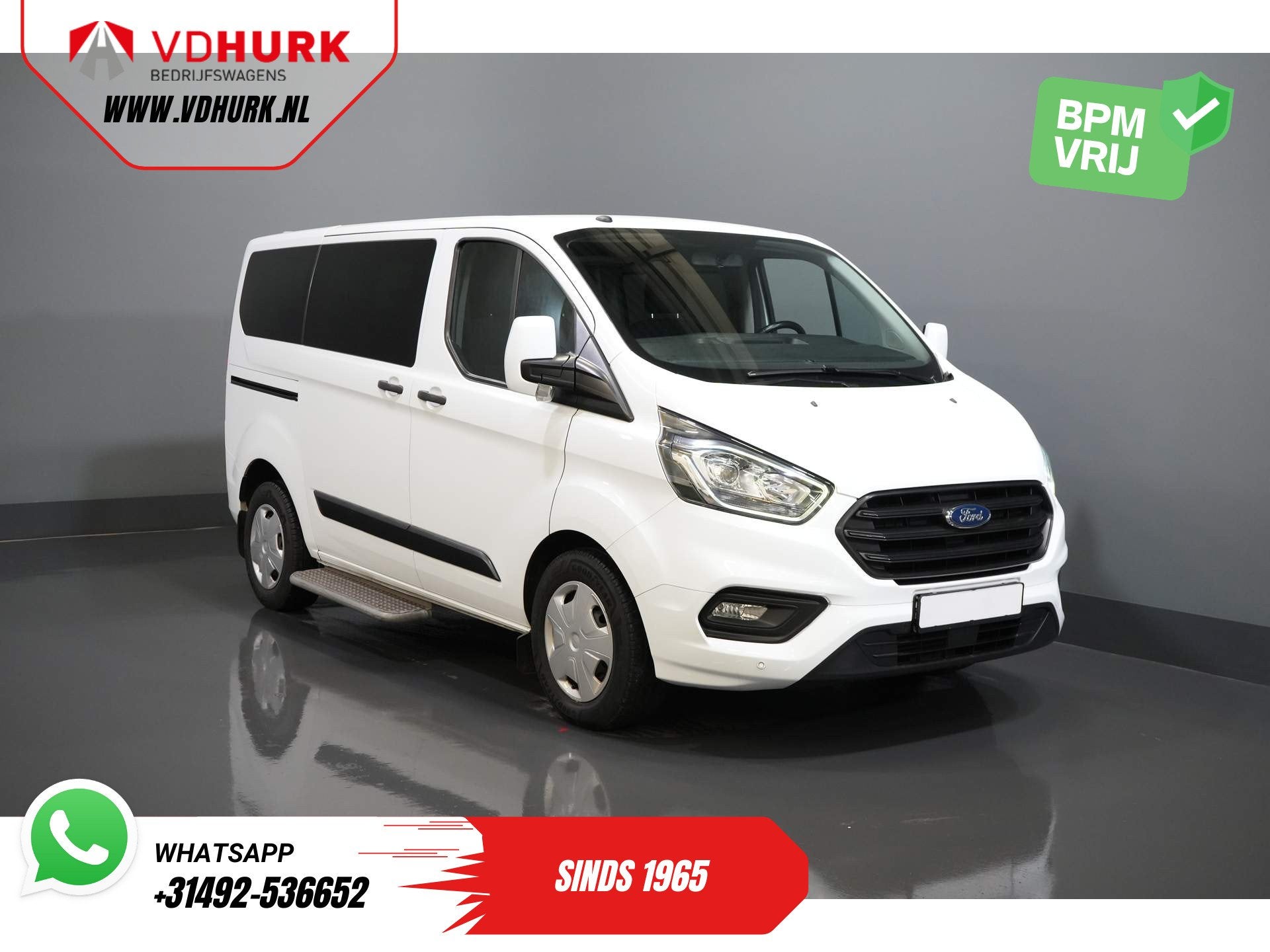Ford Transit Custom Tourneo 2.0 TDCI € 25.717,- incl. BTW/, Auto's, Voorwielaandrijving, Stof, 4 cilinders, USB