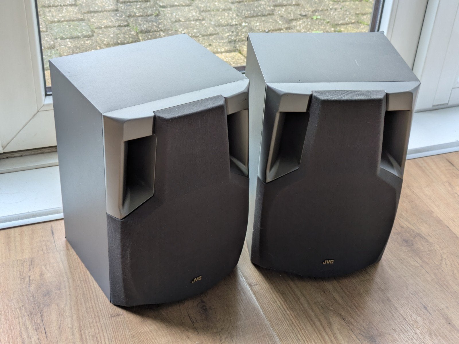 Jvc speakers, Audio, Tv en Foto, Luidsprekers, Ophalen of Verzenden, Minder dan 60 watt, Front, Rear of Stereo speakers, JVC