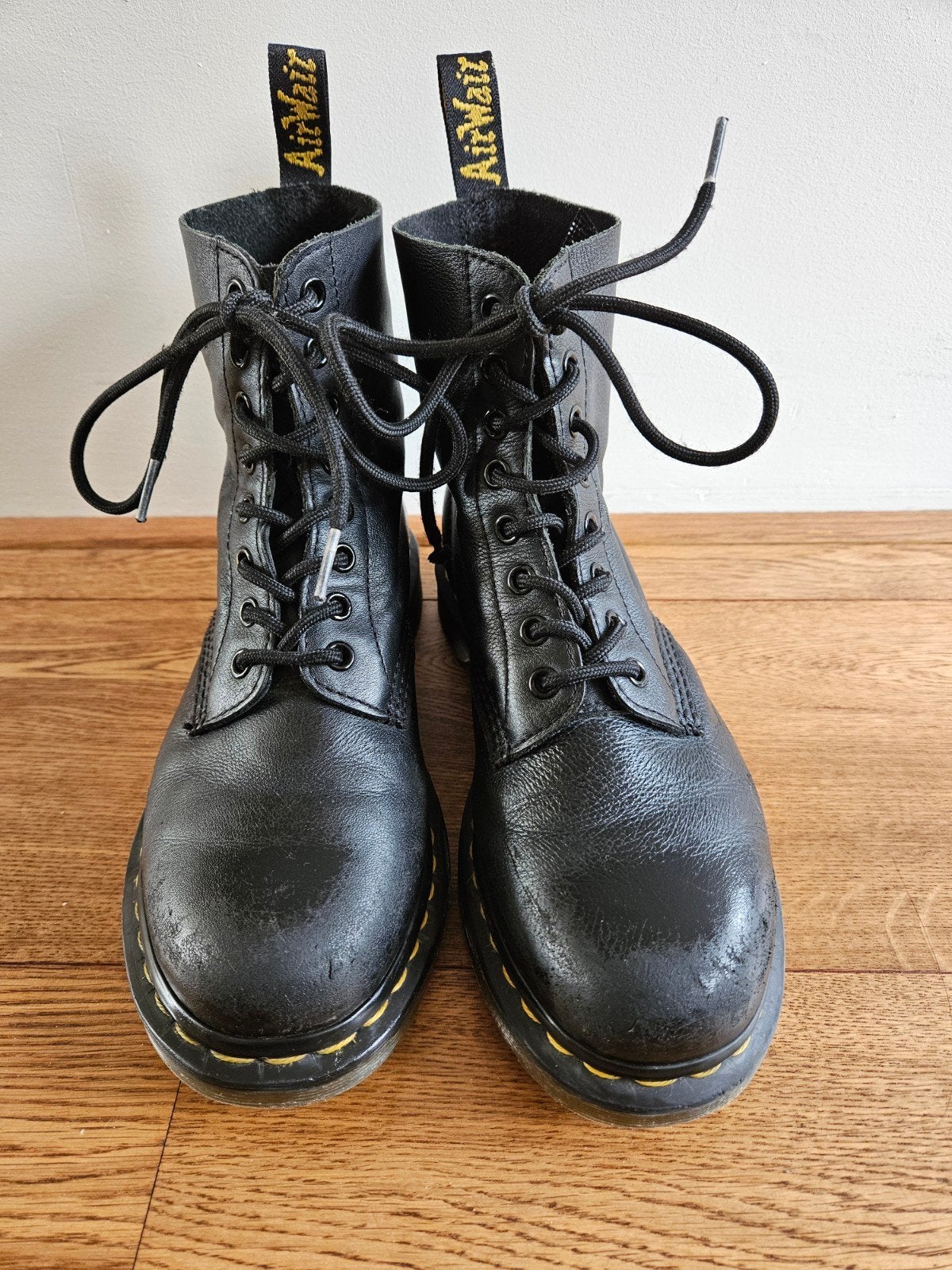 Dr. Martens 1460 Pascal Zwarte Leren Laarzen Maat 39, Hoge laarzen, Zwart, Ophalen of Verzenden, Dr. Martens