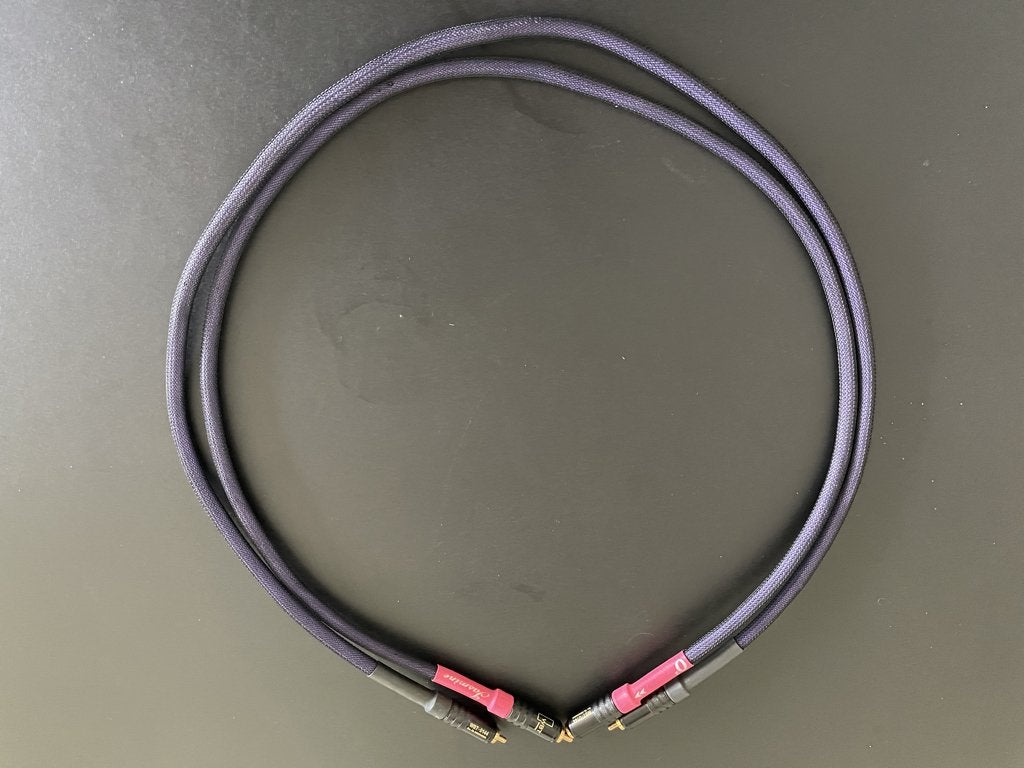 Jasmine Audio O2 RCA interconnect 1m, Ophalen of Verzenden, Gebruikt, Minder dan 2 meter, Interlink-kabel