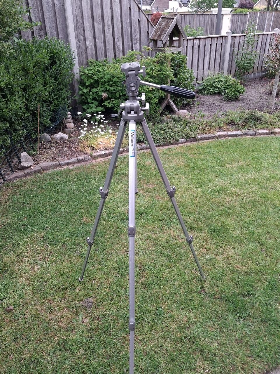Velbon VS-3 Driepoot Statief - Robuust en Veelzijdig, Ophalen, Gebruikt, Driepoot, 150 tot 175 cm